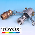 Popular cam arm coupler OPW Kamlock made from aluminum, stainless steel, PP and bronze. Manufactured by Toyox. Made in Japan